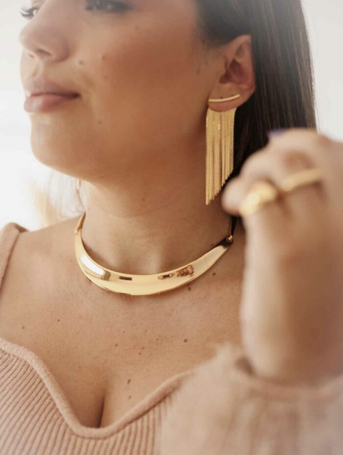 Choker Suzi dourada - Image 2