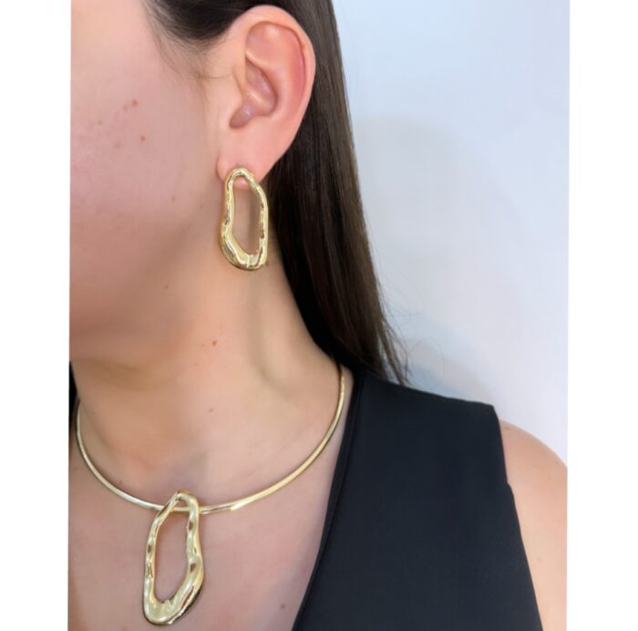 Conjunto orgânico dourado