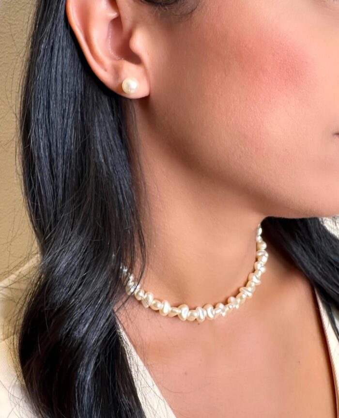Choker pérola irregular - Imagem 3