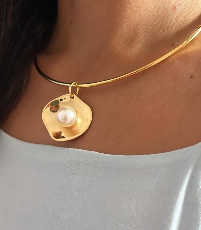 Choker aro pérola - Imagem 2