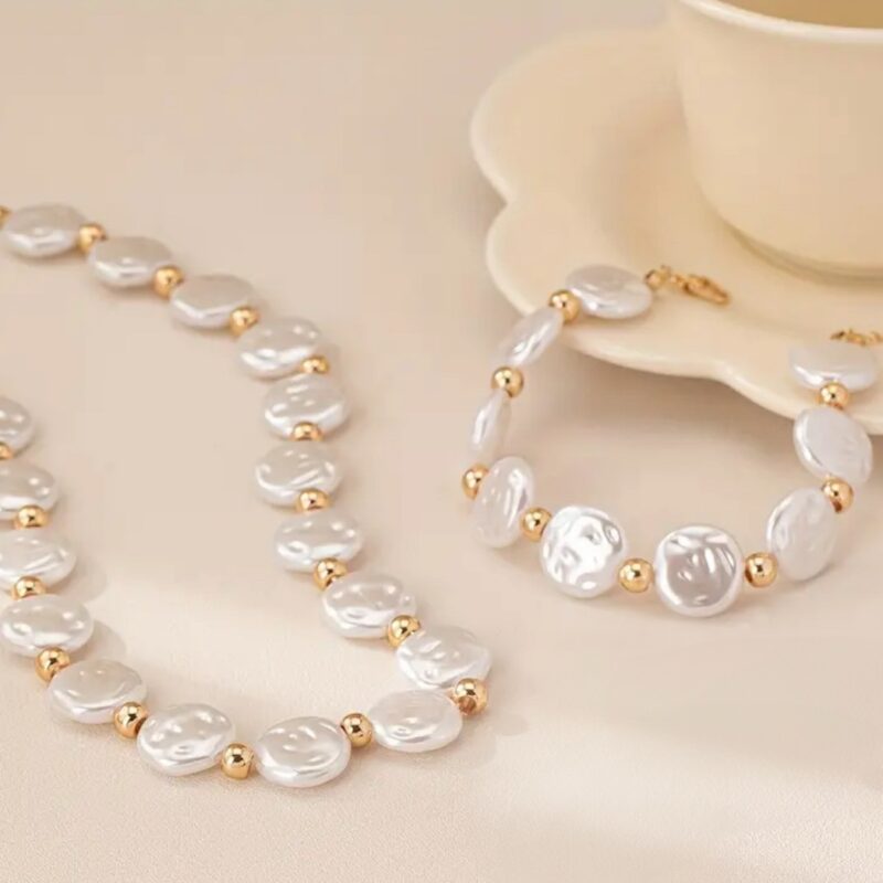 Pulseira pérola disforme