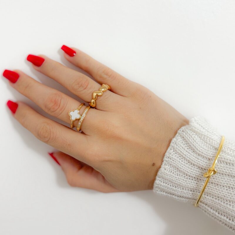 Anel coração número 17