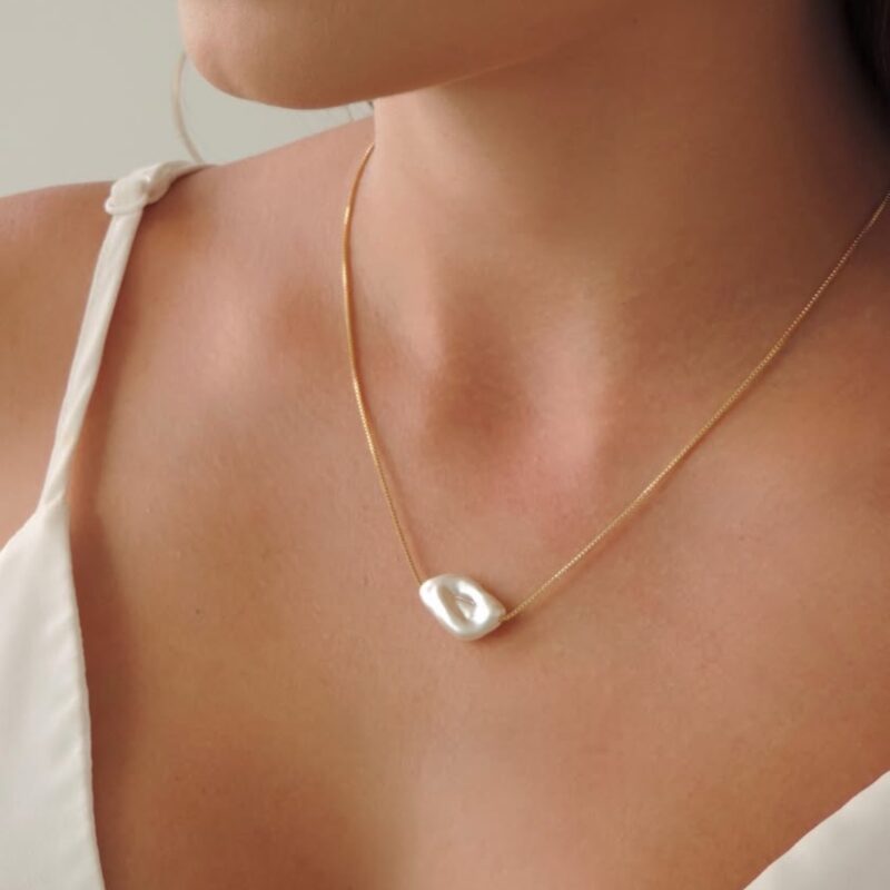 Colar pérola irregular