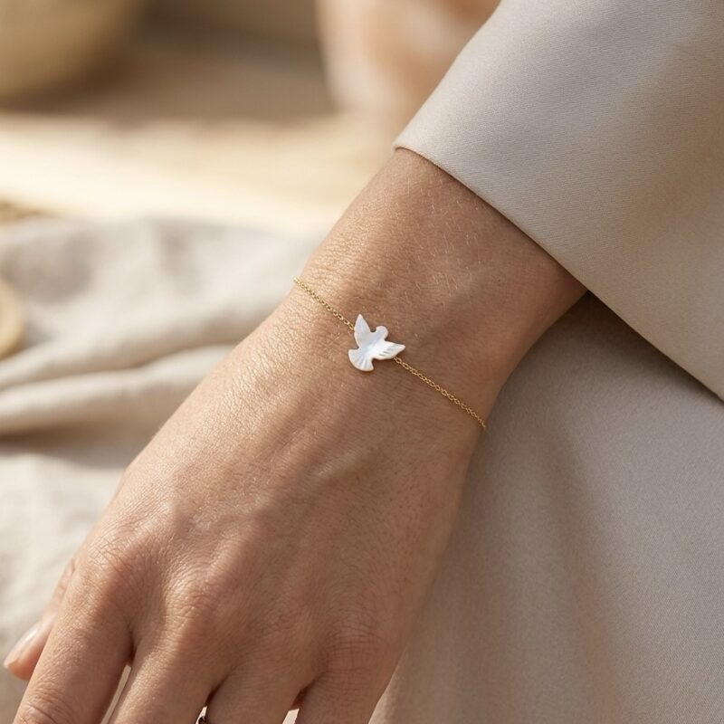 Pulseira Espírito Santo madrepérola